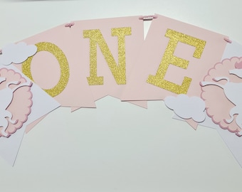 Unicornio Un Bunting, Unicornio Primer Cumpleaños Bunting, Bunting de Silla Alta, Cake Smash Props