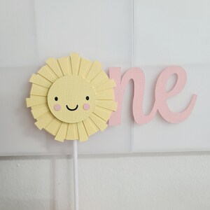 Sunshine Birthday Cake Topper, Sun One Cake Topper, First Birthday Cake Smash Props