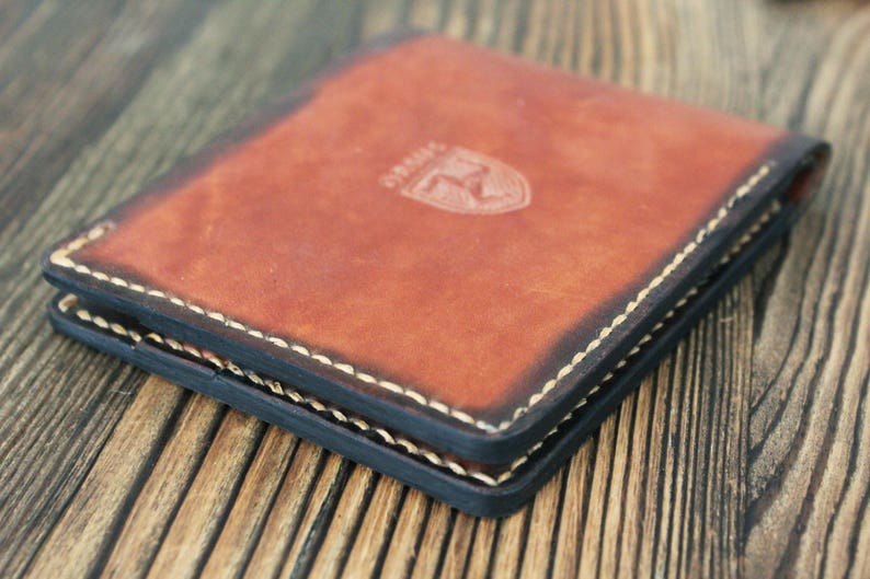 Personalized Wallet for Men Custom Leather Wallet Monogrammed Etsy
