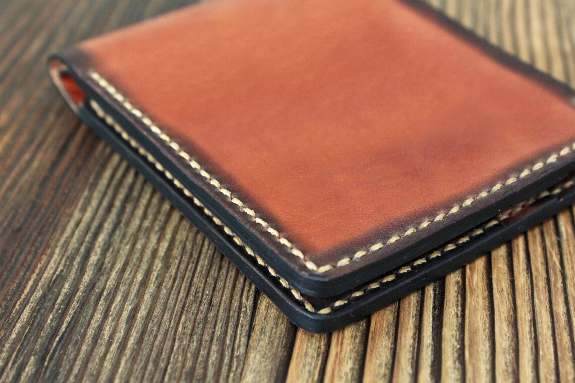 Personalized Wallet for Men Custom Leather Wallet Monogrammed Etsy