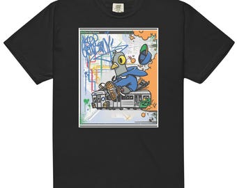 NYC Map Pigeon Rider