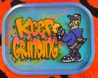 Keep Grinding - Rolling Tray