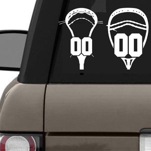 Lacrosse or Goalie Stick Decal