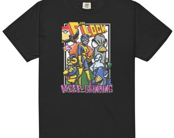 The Uncanny Flock - The Pigeons - Unisex garment-dyed heavyweight t-shirt