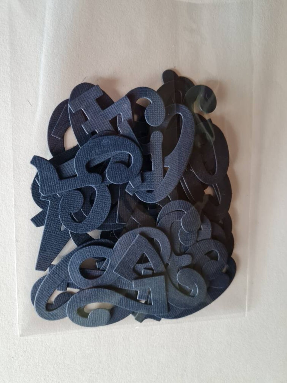 Numbers paper cut outs for scrapbooking journaling card Etsy