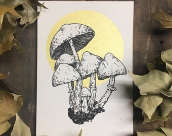 Gilded Mushrooms
