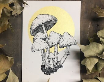 Gilded Mushrooms