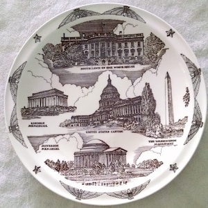 Commemorative Plate from Washington DC
