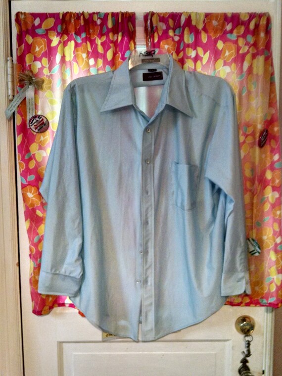 Light Blue Disco Shirt - image 2