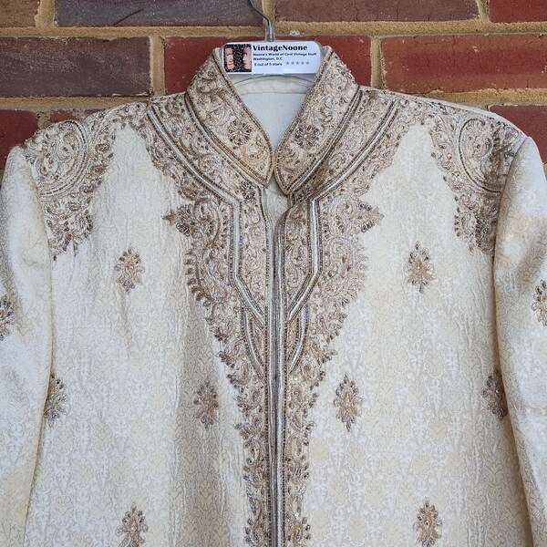 Beautiful Vintage Long Indian Jacket/Sherwani