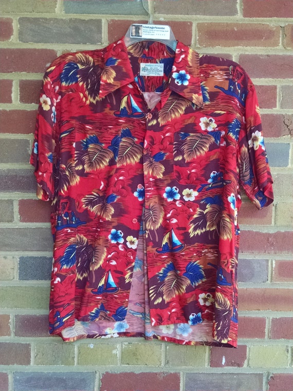 Beautiful Vintage KMart Rayon Aloha Shirt