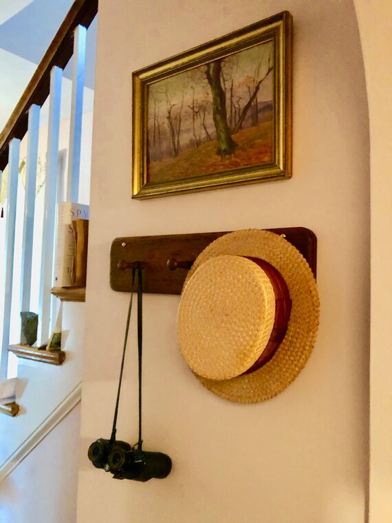 Beautiful Vintage Cavanagh Boater and Hat Box