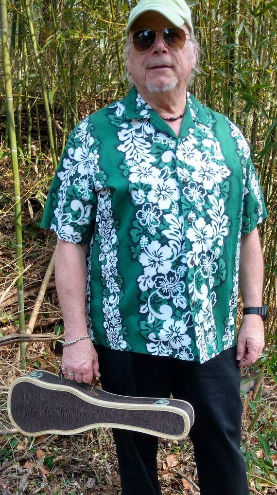 Vintage Hawaiian Shirt with Coconut Buttons