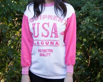 VINTAGE 1980's Laguna Equipment Pullover Sweatshirt