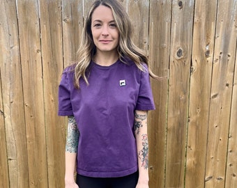 Vintage 2000 camiseta fila púrpura