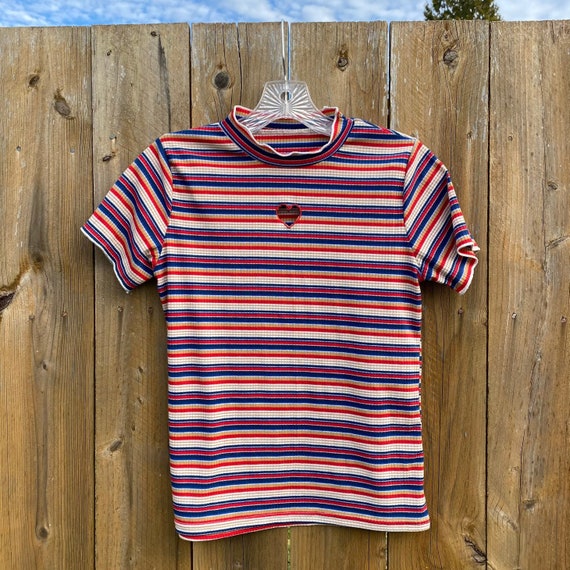 VINTAGE 1990s Heart Cutout Top