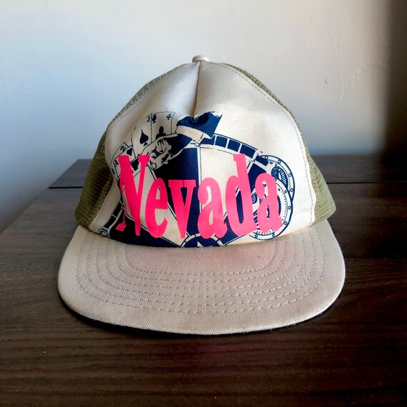 VINTAGE 1980s Nevada Snapback