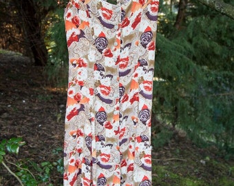 Sale! 30% OFF- VINTAGE 1990's Floral Tied Dress