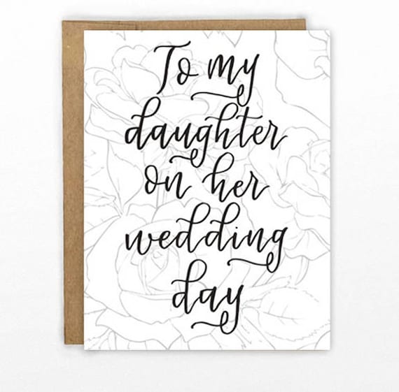 something special for my daughter on her wedding day