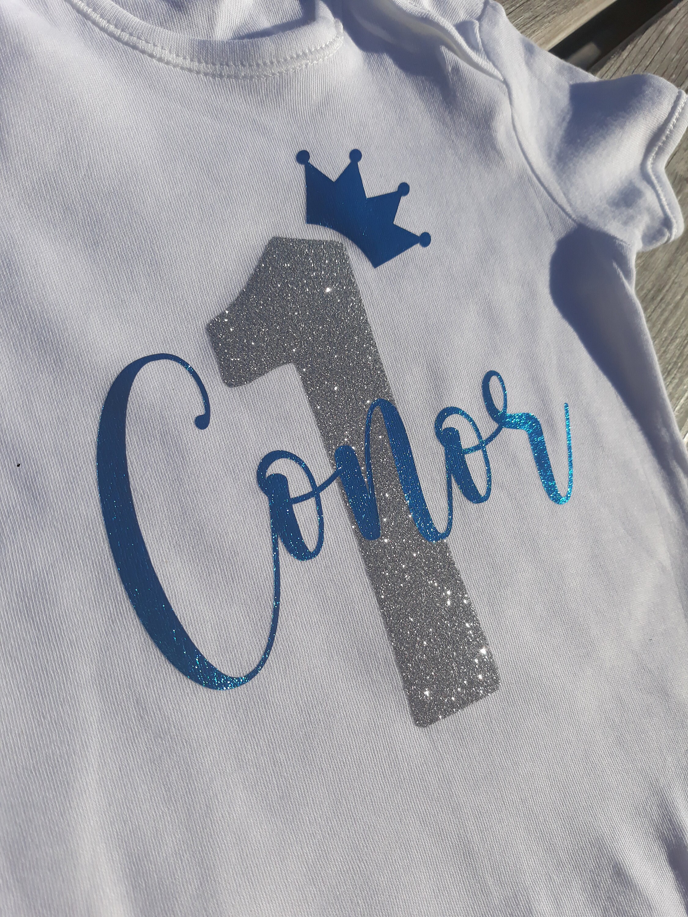 Personalised 1st First Birthday Baby Vest Etsy