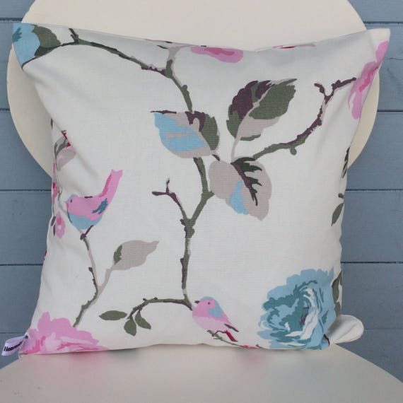 Vintage SHABBY CHIC Clarke Et Clarke Nancy Chintz Tissu Coussin Couverture