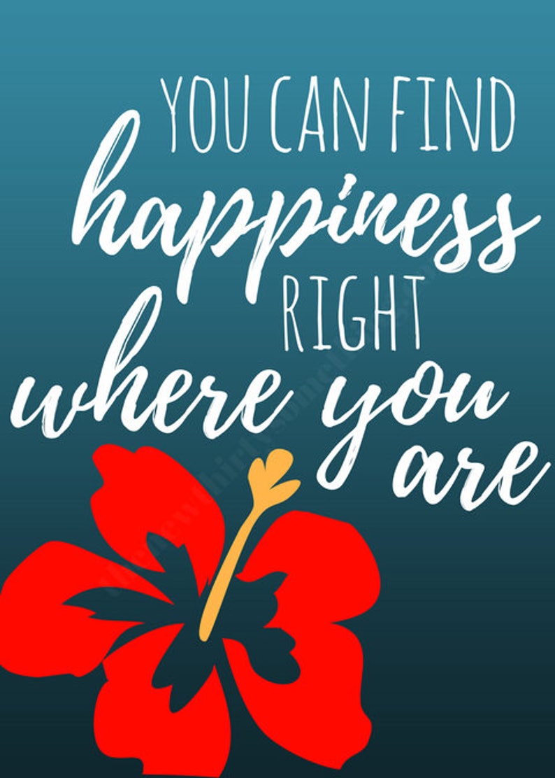 moana quote happiness right where you are disney printable