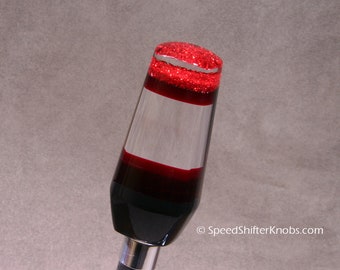 Red SHIFT KNOB, Metallic, Metal Flake, For your Hot Rod, Rat Rod, Cool Ride, Sports Car, Fast Car