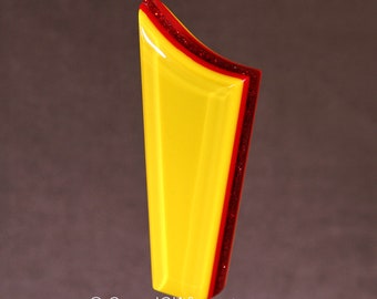 Gelb und Rot. SHIFT KNOB, spezifische Gewindehalterung oder Universal Fit.  Mit Lagen klar.  Für Ihren Hot Rod, Rat Rod, Coole Fahrt, Sportwagen