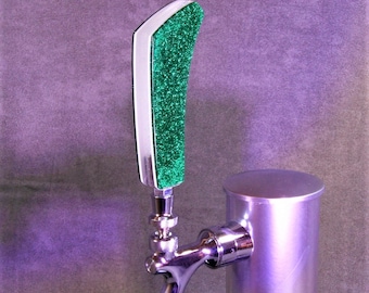 BEER TAP HANDLE Metal Flake, Your Choice of Colors, Beer Keg, Tap Handle, Beer Tap Knob