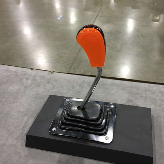 Orange 8 Ball Custom Shift Knob Translucent with Metal Flake