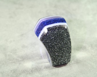Black, Blue SHIFT KNOB For Your Hot Rod or Rat Rod