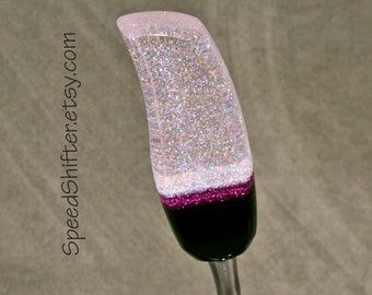 HOLOGRAPHIC with Purple and Black. SHIFT KNOB, Specific Thread or Universal Fit.  For your Hot Rod, Rat Rod, Cool Ride, Sports Car, Fast C