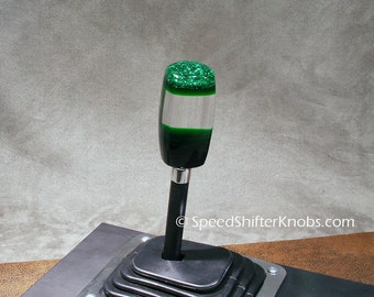 Green, SHIFT KNOB  Metallic, Metal Flake, For your Hot Rod, Rat Rod, Cool Ride, Sports Car, Fast Car