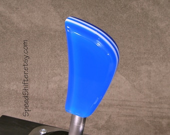 Cyan Blue Acrylic Shift Knob: Hot Rod, Rat Rod, Sports Car
