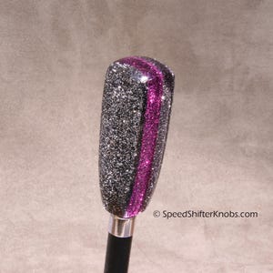 Custom SHIFT KNOB in Purple and Black Metalflake, For your Hot Rod, Rat Rod, Cool Ride, Sports Car
