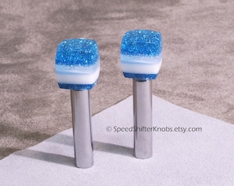 Customizable Car DOOR LOCK Knobs: Metalflake, Any Color (Set of 2) Made to Order, Old-School Hot Rod and Custom Car