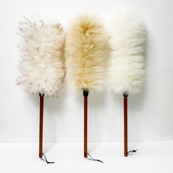 One Professional Heavy Duty Lambswool Duster With Extra Large Wool Head  32cm Choice of Three Colours 