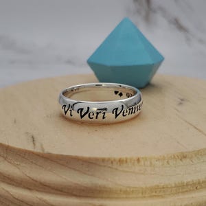 Inspirational Jewelry V for Vendetta Latin quote Guy Fawkes Handmade Birthday Gift