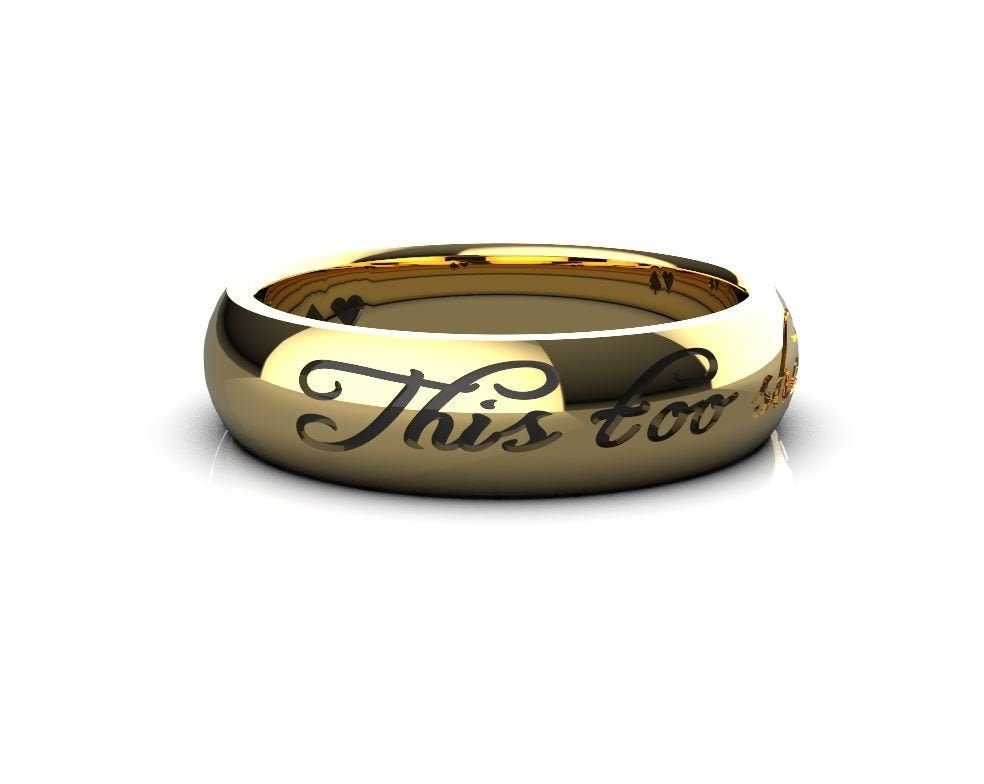 This Too Shall Pass ring size 9 (J6VQK4ESF) by RayOfHope