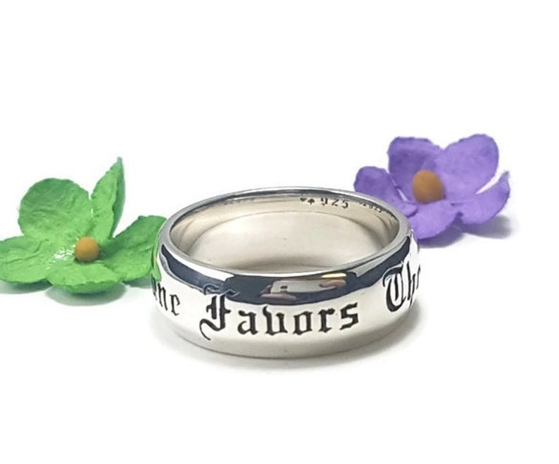 Motivational Quote Jewelry Fortune Favors The Bold John Wick | Etsy