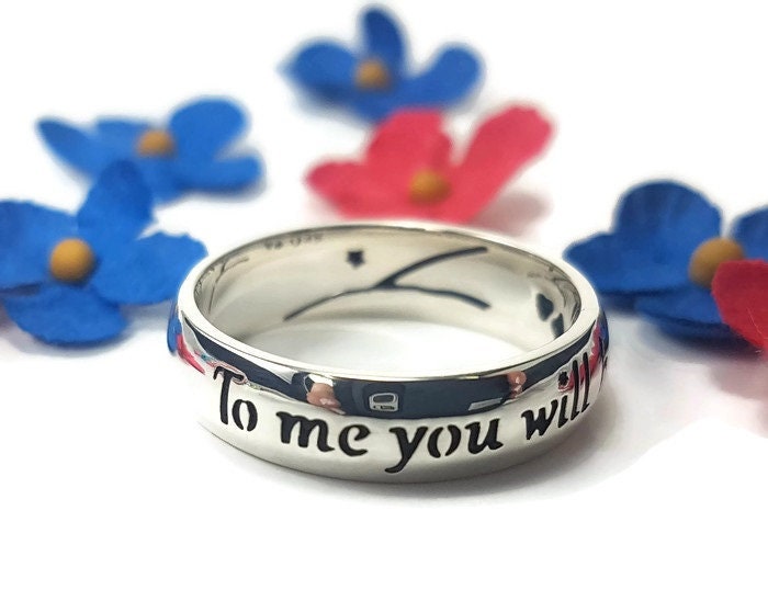 You Will Be Unique in All the World Adventure Ring Friendship Inspira…