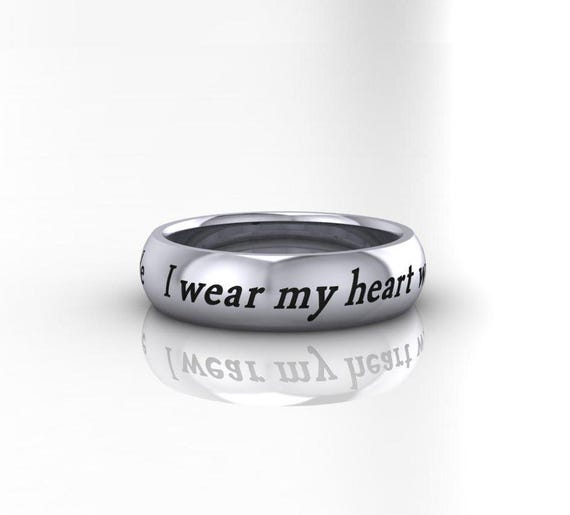 F. Scott Fitzgerald Quote Ring: Handmade Sterling Silver Inspirational Jewelry