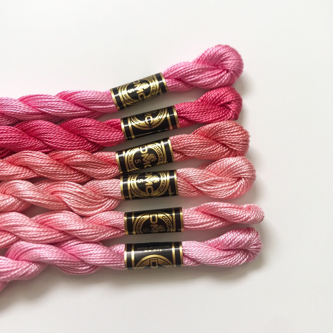 DMC Perle Cotton Size 5 Skeins DMC Pearl Cotton Thread Art | Etsy