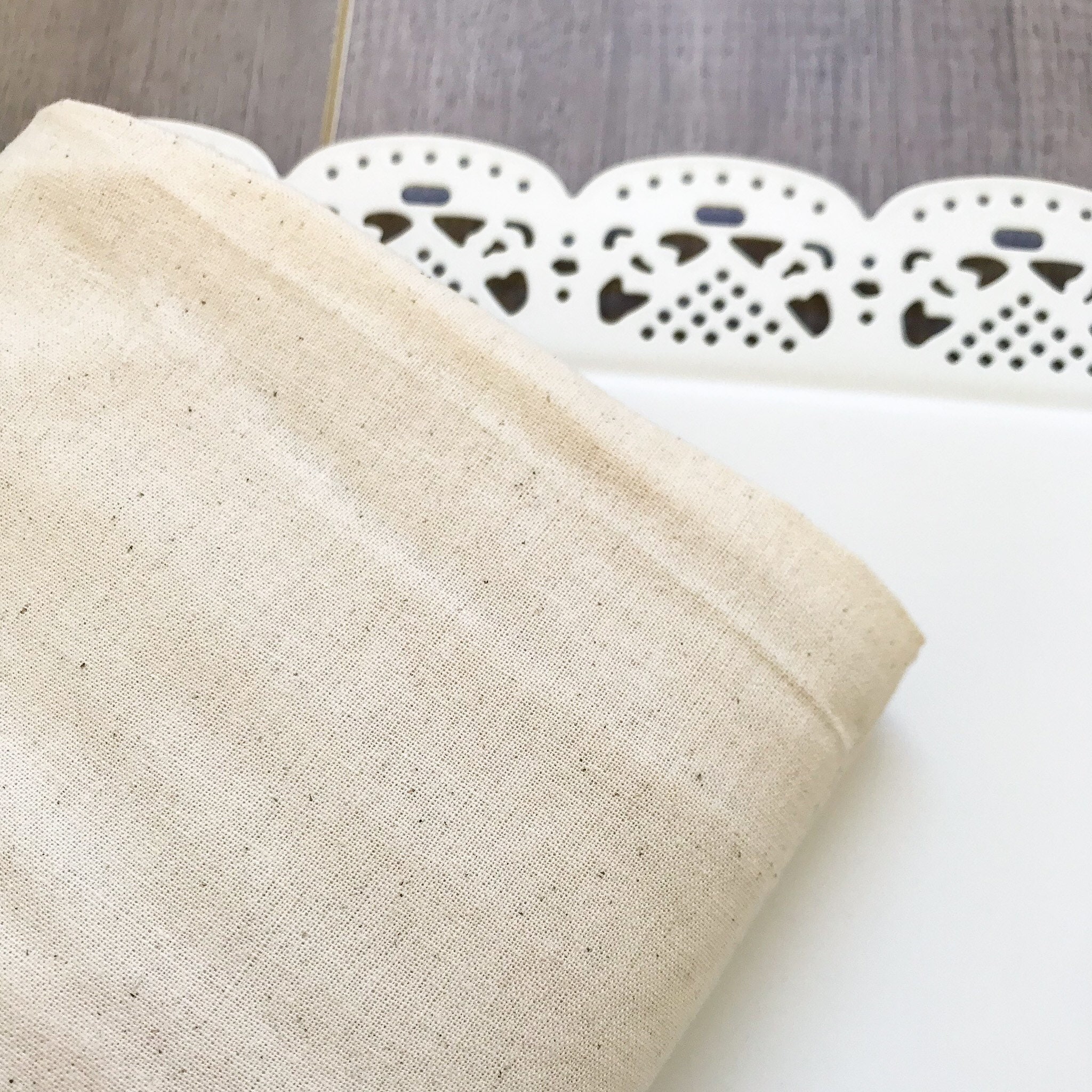 Natural Calico Fabric 100 Cotton Fabric by the Fat Quarter Etsy