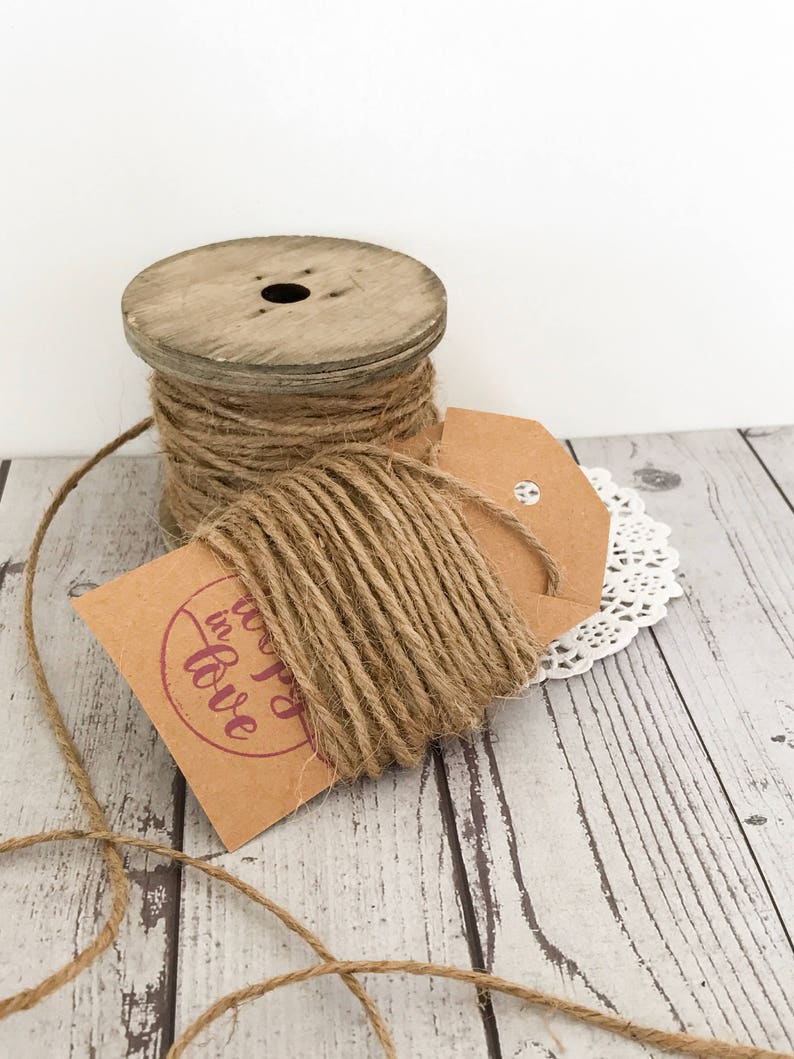 10m Natural Jute Twine Natural Jute String Rustic Brown Etsy