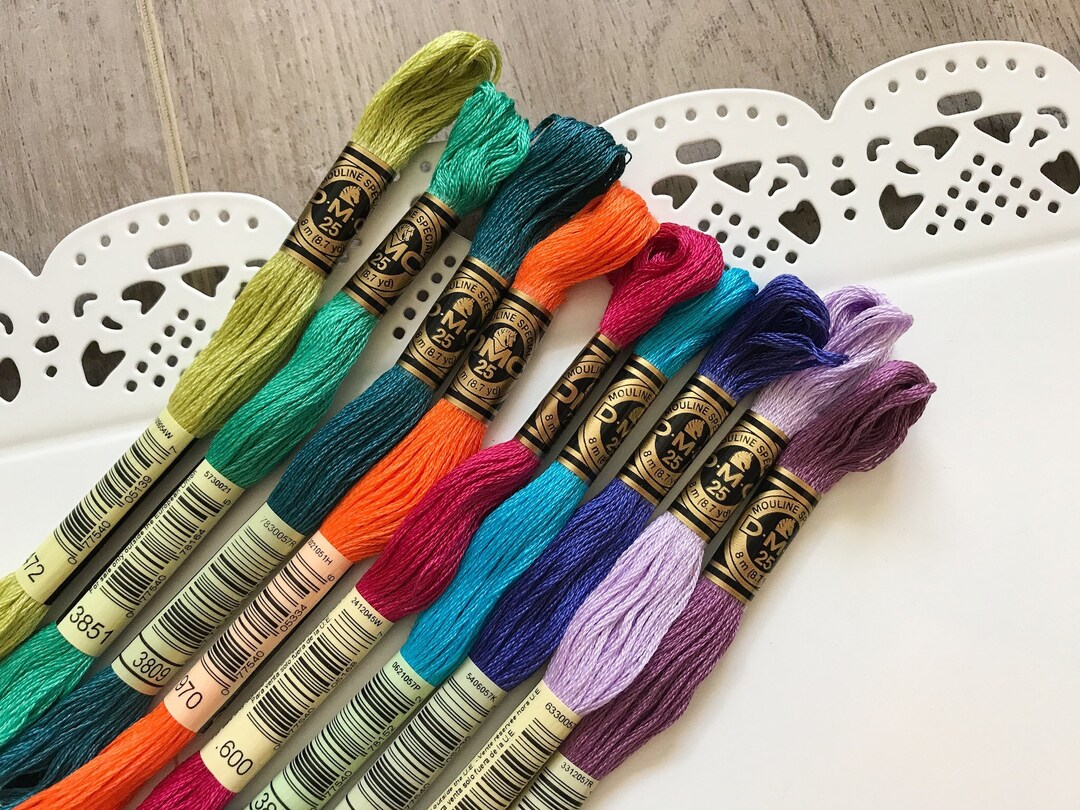 FUNKY THREADS Embroidery Floss Pack/thread Pack/dmc Floss Hand