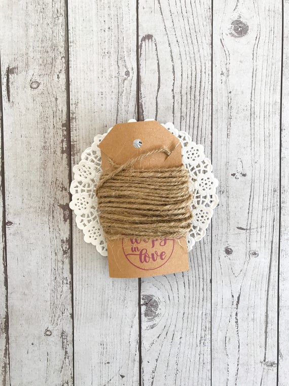 Ficelle De Jute Naturelle 100 Mètres X 3 Mm - Solide, Pour Emballage Cadeau, Décoration Mariage, Noël, Loisirs Créatifs (orange)