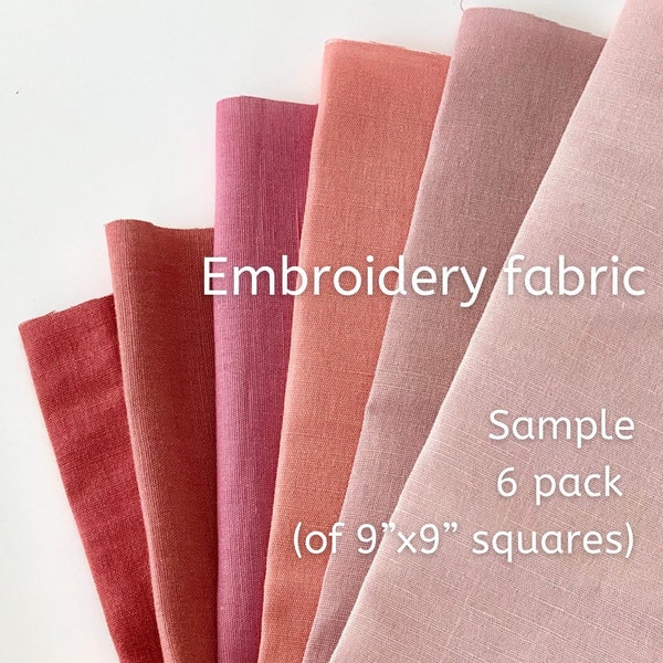 Embroidery Fabric Etsy