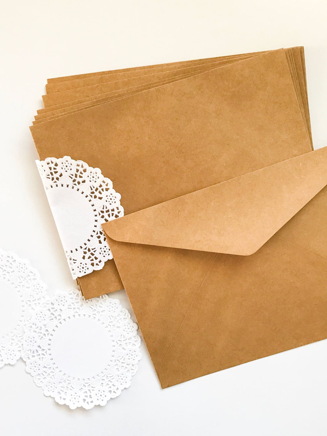 Set of 10 Kraft Envelopes C5 Brown Envelopes Jumbo Etsy