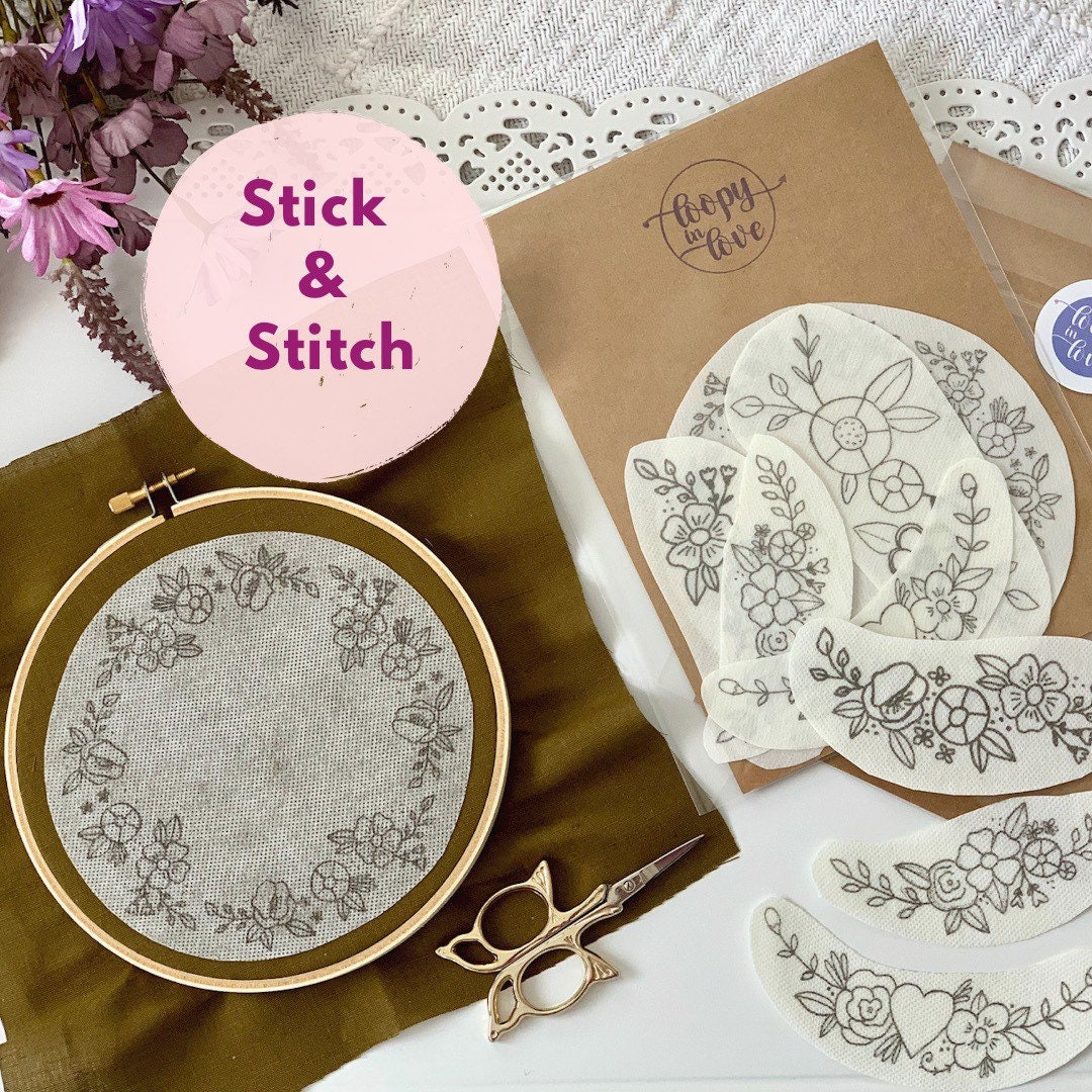 Water Soluble Embroidery Patches 